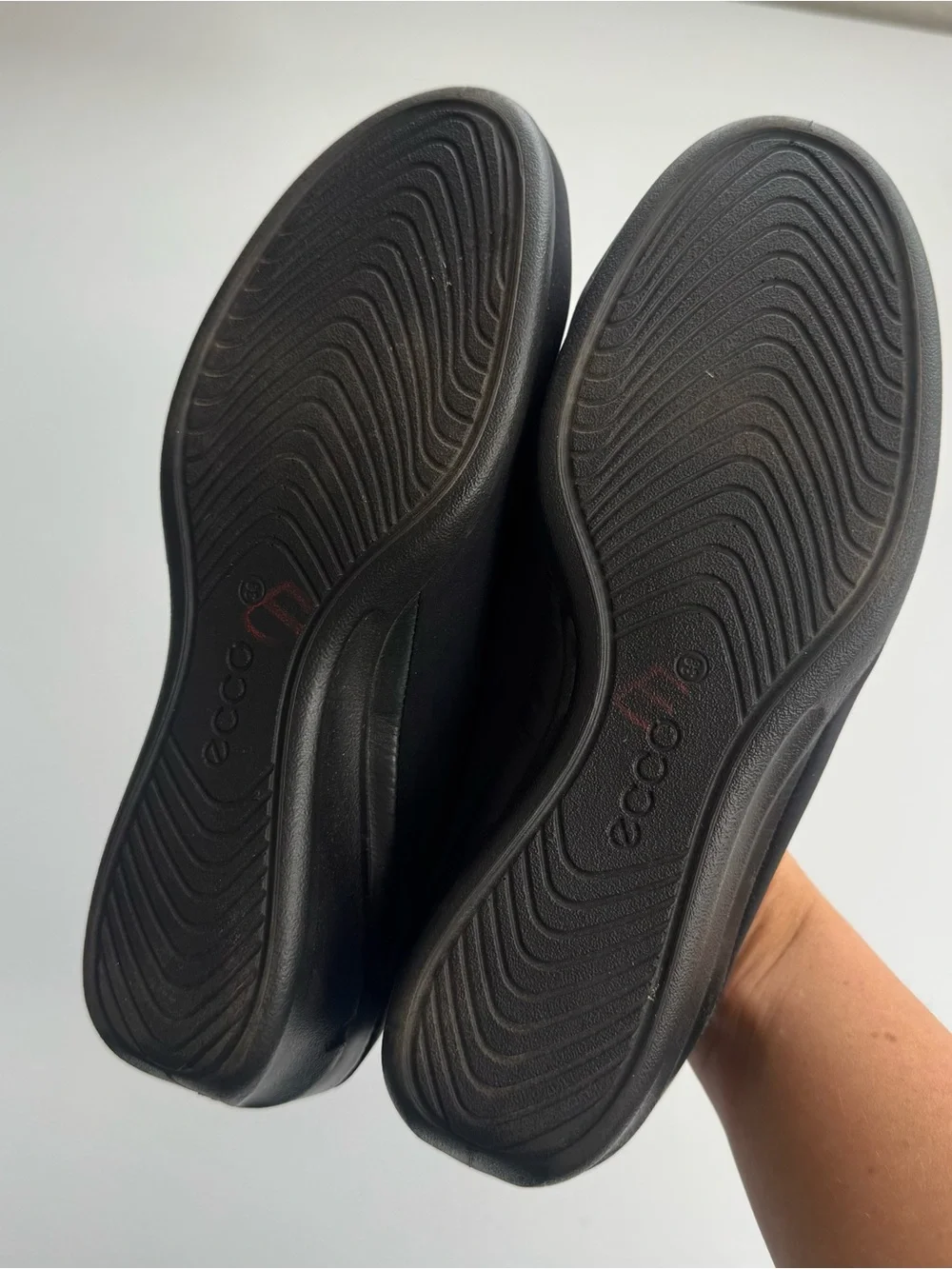ECCO Womens Abelone Stretch Wedge Loafer Comfort Shoes Size EU 38 US 7-7.5 Black